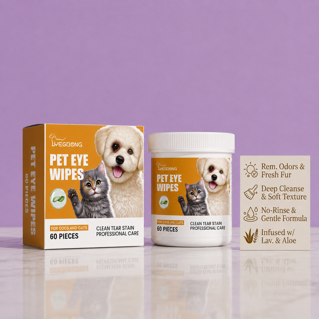 Soft Wet Wipes for Cats and Dogs Eye Cleaning Solution
