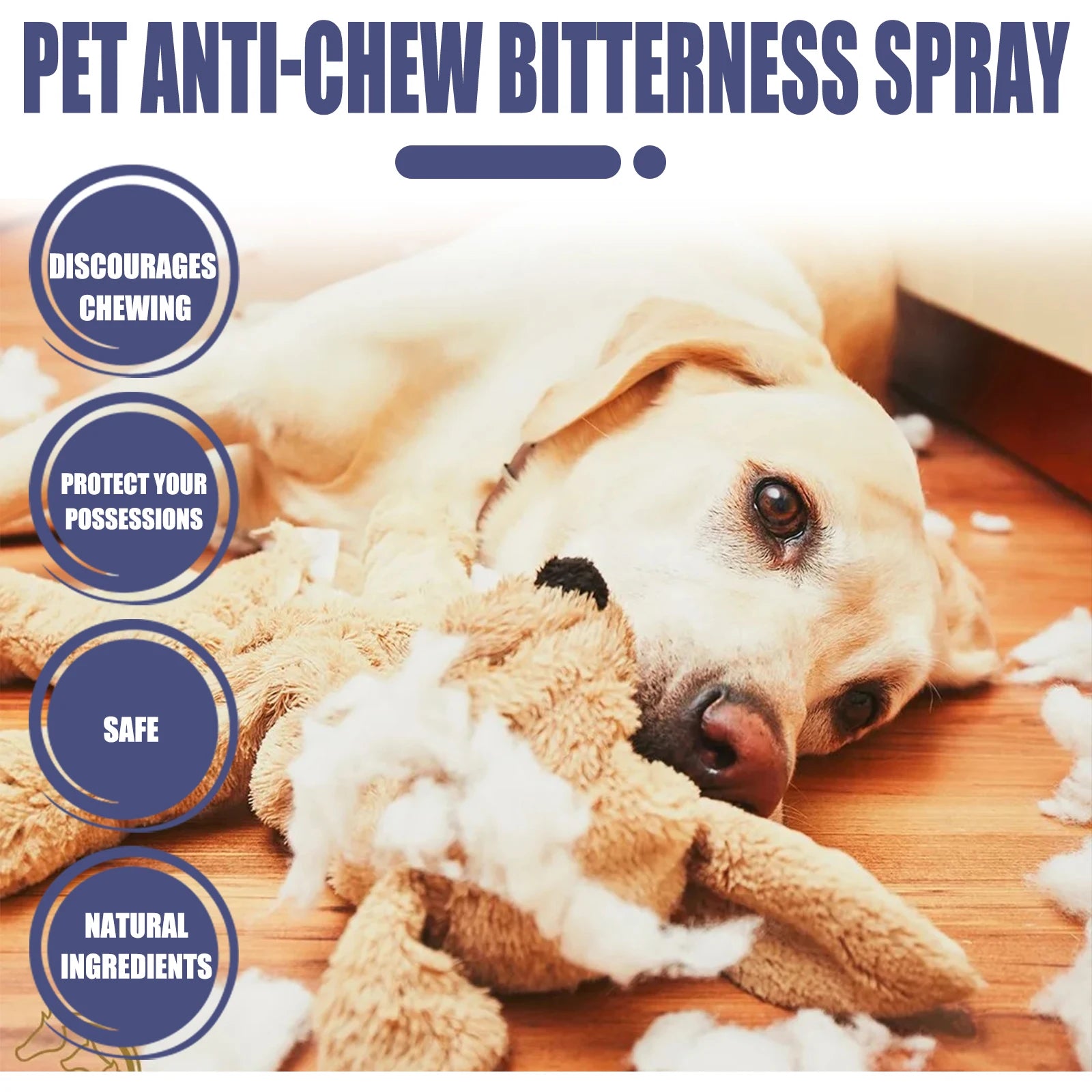 Pet Anti Chew Spray Dogs Stops Chewing Furniture and Scratching