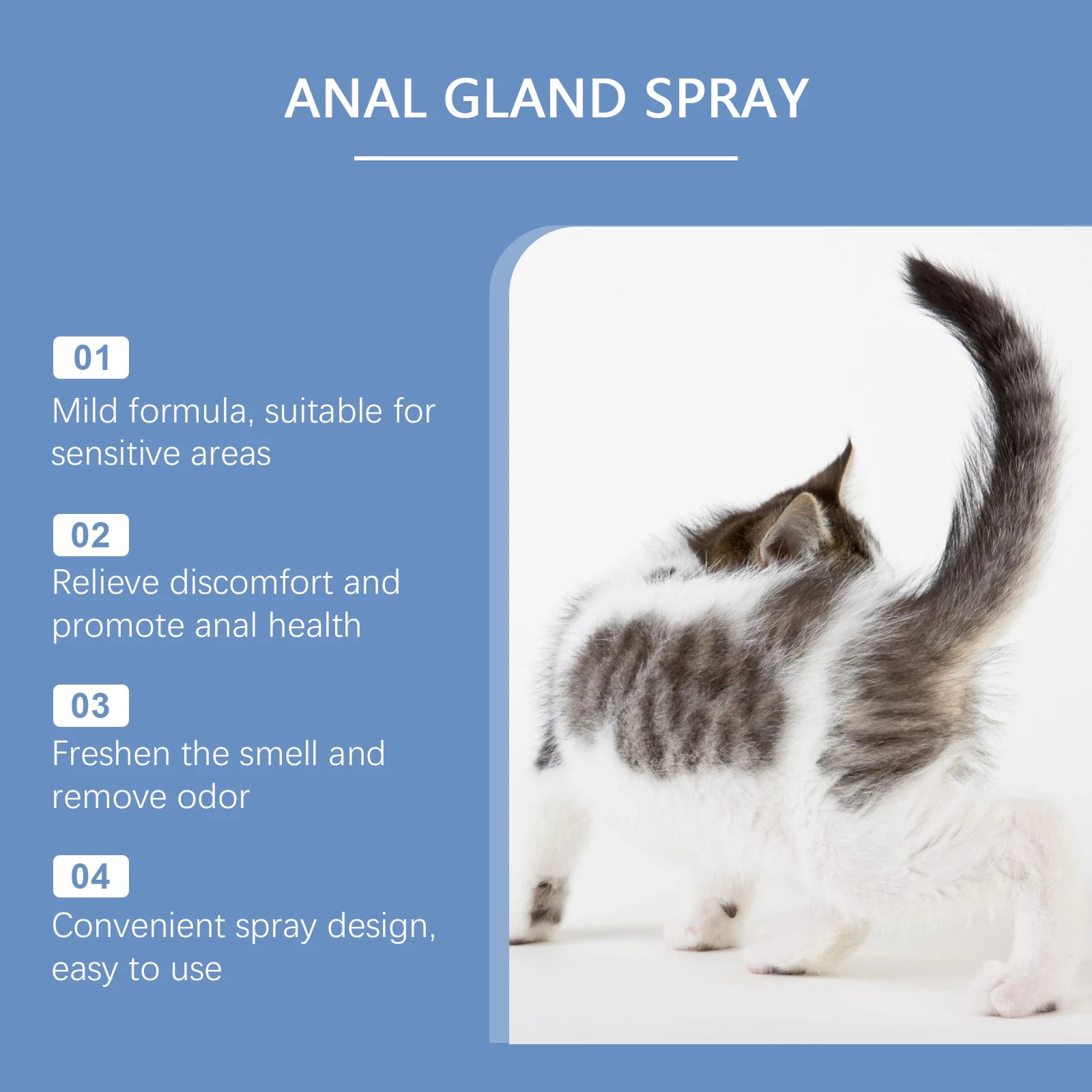 Cat Anal Gland Odor Removal Spray