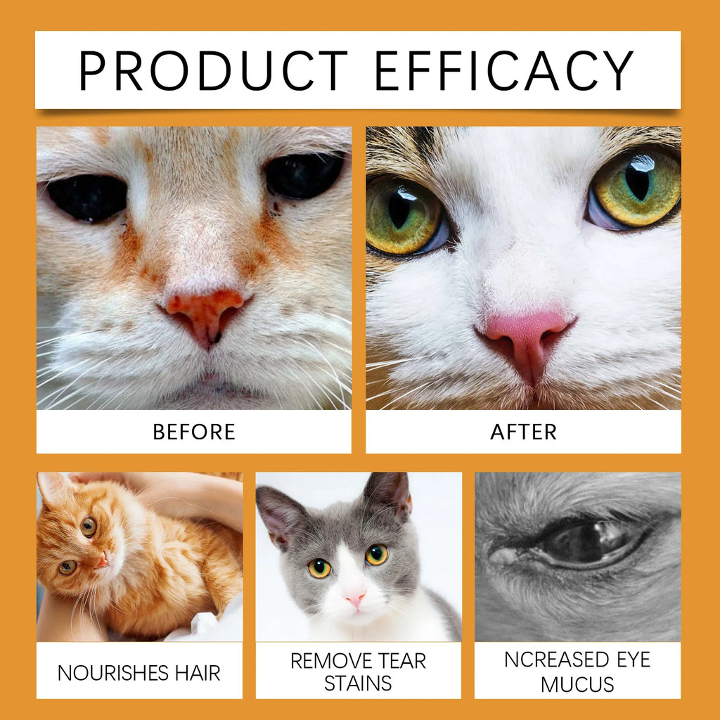 Soft Wet Wipes for Cats and Dogs Eye Cleaning Solution