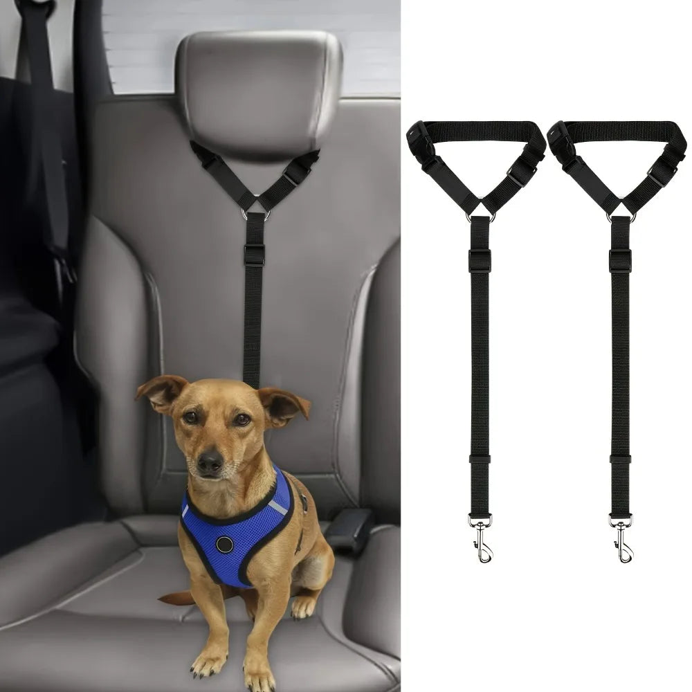 Heavy Duty Durable Retractable Pet Vehicle Car Seat Leash Belt