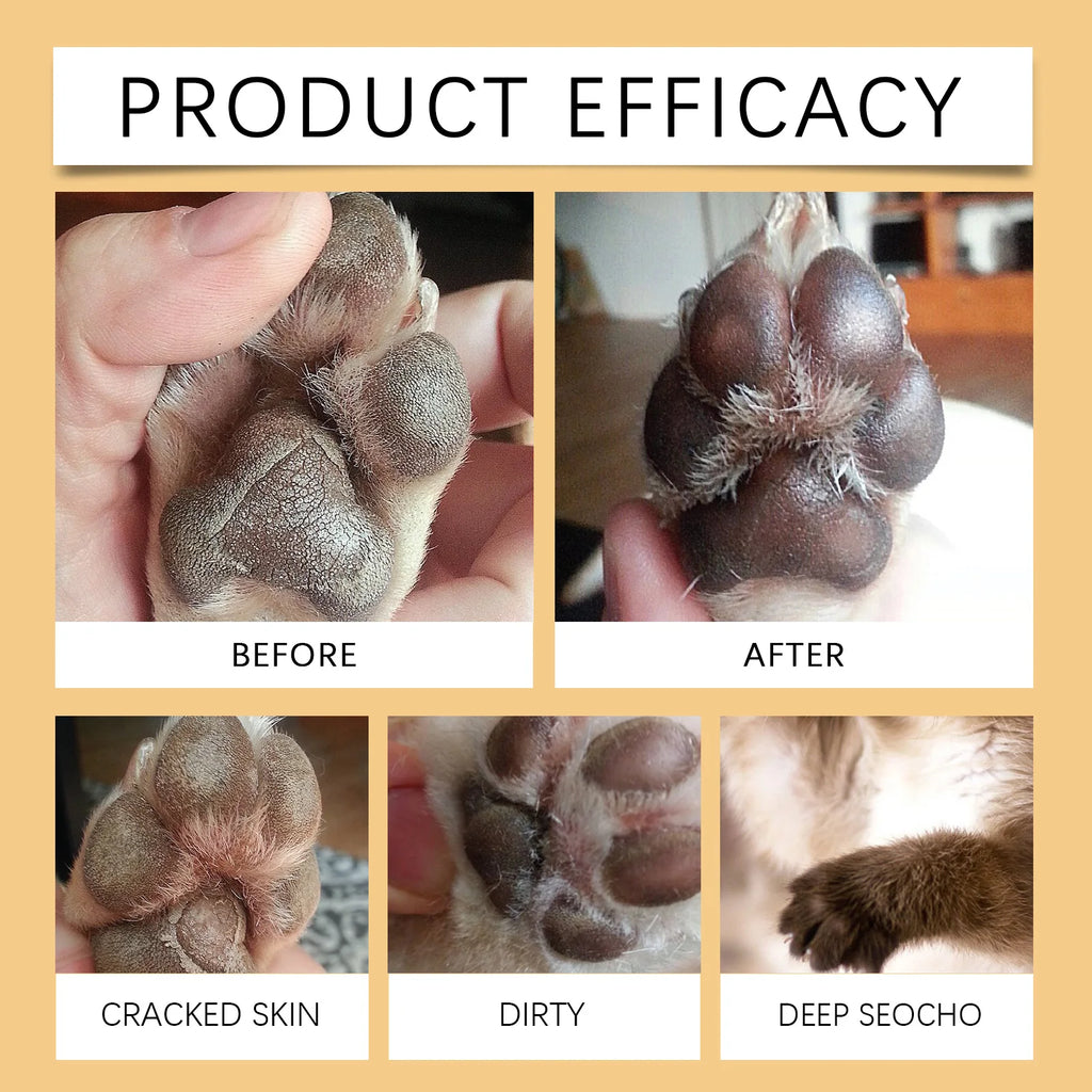 Pet Paw Care Stick Natural Ingredients Prevent Dryness and Cracking