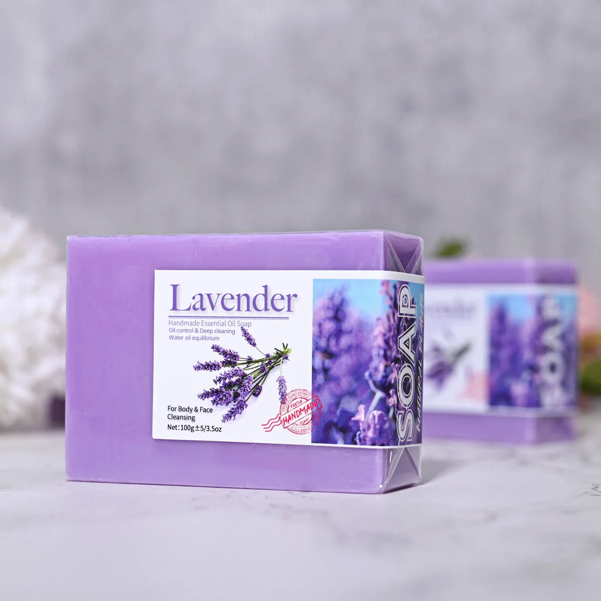 Natural Organic Lavender Essential Oil Soap Handmade Soap