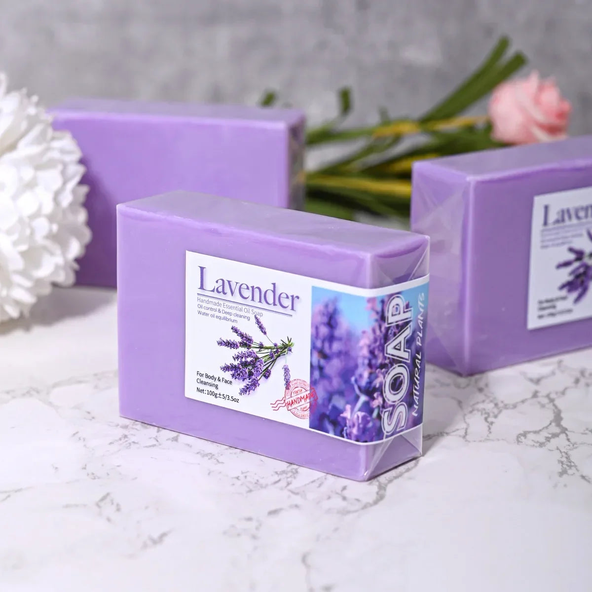 Natural Organic Lavender Essential Oil Soap Handmade Soap